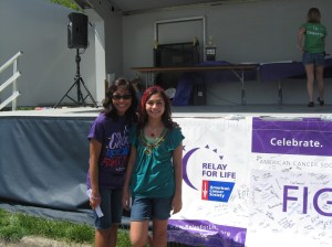 Me and Audrey (with her red painted hair)